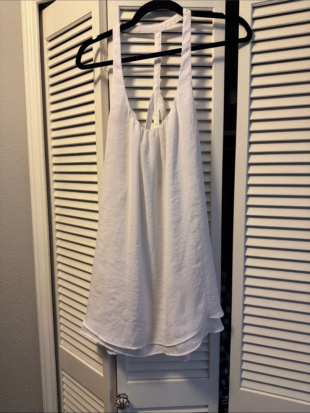 Show Me Your MuMu White Racerback lined dress